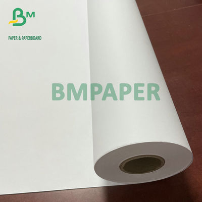 Giấy in phun Plotter 2 mặt trắng 20LB Bond Roll 2'' Core 24'' Chiều rộng