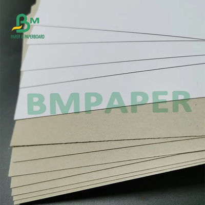 Bảng song công phủ trắng C1S Màu xám trở lại 450g Độ dày cao để đóng gói