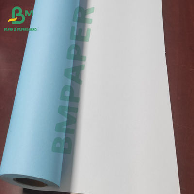 Cuộn giấy vẽ một mặt màu xanh 24 inch 36 inch cho máy vẽ CAD