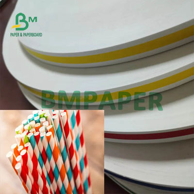 Rơm giấy lót đáy trung bình Giấy gói thực phẩm 60gsm 120gsm Cấp thực phẩm Màu trắng đầy màu sắc