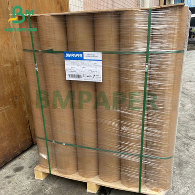 Giấy gói thực phẩm cấp thực phẩm, 40g + 10g Giấy kraft trắng tráng PE để đóng gói