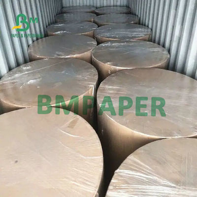 Tấm lót giấy tái chế có thể tái chế, cuộn giấy sóng cho hộp 80gsm 90gsm 110gsm
