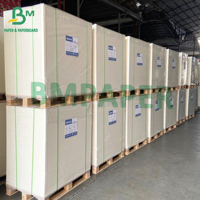Matt Trắng Woodfree Bảng giấy không tráng phủ cho tài liệu quảng cáo thẻ áp phích