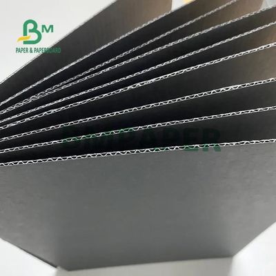Tấm bìa cứng sóng sáo E màu đen để đóng gói thùng carton 502mm X 693mm