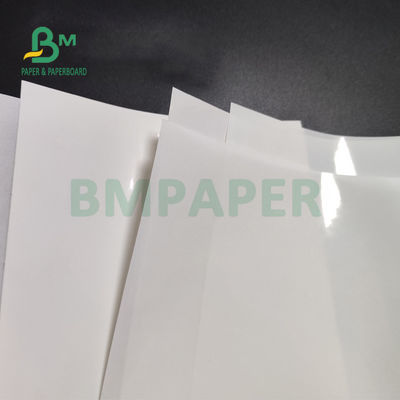 Giấy dán keo trắng bóng 75gsm 80gsm cho siêu thị Lớp phủ một mặt