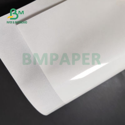Giấy dán keo trắng bóng 75gsm 80gsm cho siêu thị Lớp phủ một mặt
