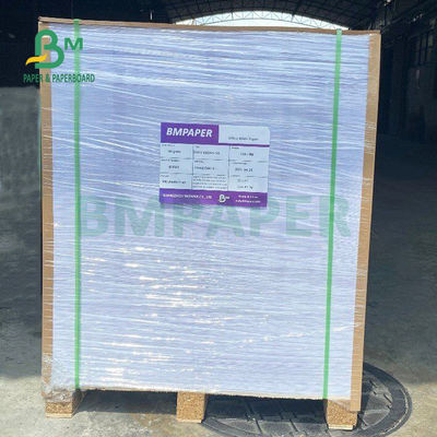 Giấy dán keo trắng bóng 75gsm 80gsm cho siêu thị Lớp phủ một mặt