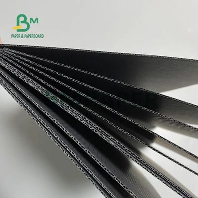 E F Flute Giấy bìa đen gợn sóng 110gsm 120gsm Độ dày 150gsm