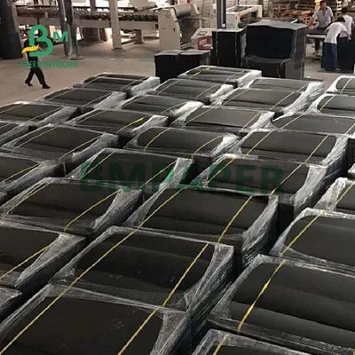 E F Flute Giấy bìa đen gợn sóng 110gsm 120gsm Độ dày 150gsm