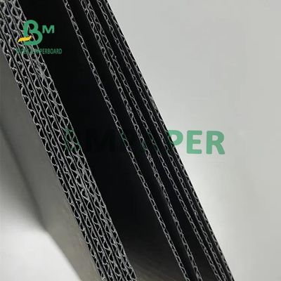 E F Flute Giấy bìa đen gợn sóng 110gsm 120gsm Độ dày 150gsm