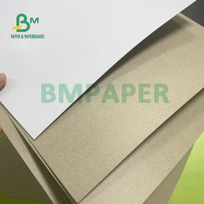 Clay Coated Duplex Grey Back Board 200gsm 230gsm Độ cứng cao Một mặt được tráng