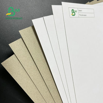 Bảng song công tráng 42 inch Màu xám trở lại 350GSM 400GSM 450GSM cho hộp đóng gói