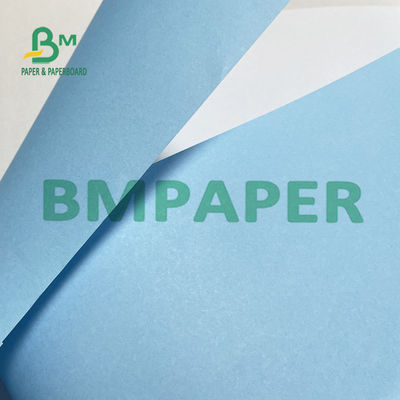 Giấy Plotter 20LB màu xanh một mặt với nguyên liệu bột gỗ thô để sử dụng hàng ngày