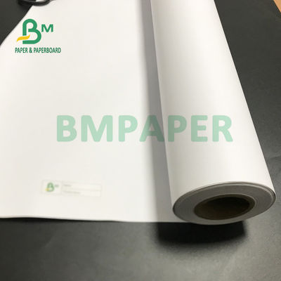 Giấy in phun 914mm X 100m 20lb Hai mặt màu trắng để mô tả thiết kế