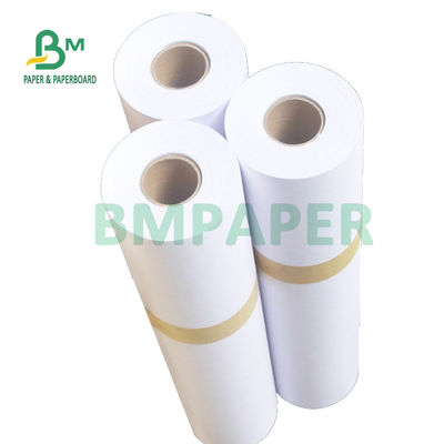 Biểu dạng rộng 80gsm 20LB Cad Plotter giấy cuộn 18'' 24' 36' X 500ft cho kỹ thuật thiết kế thiết kế