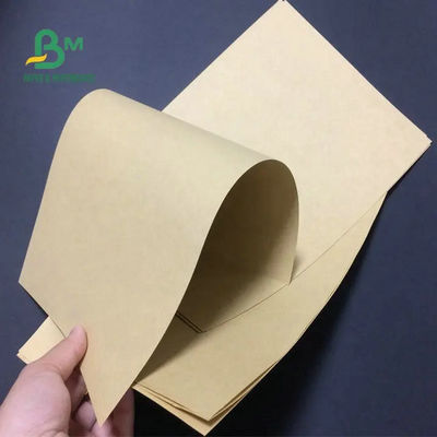 Tấm lót giấy màu nâu không thấm dầu, cuộn giấy tráng PE để gói thực phẩm 70gsm 80gsm 90gsm