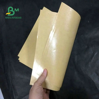 Tấm lót giấy màu nâu không thấm dầu, cuộn giấy tráng PE để gói thực phẩm 70gsm 80gsm 90gsm