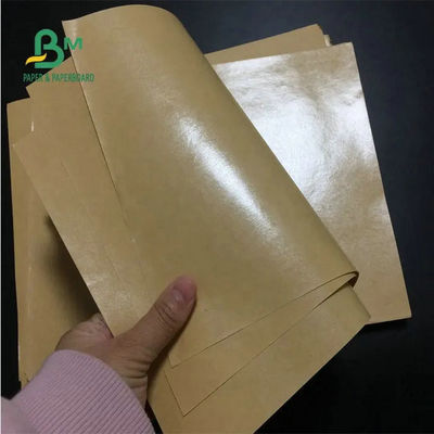 Tấm lót giấy màu nâu không thấm dầu, cuộn giấy tráng PE để gói thực phẩm 70gsm 80gsm 90gsm
