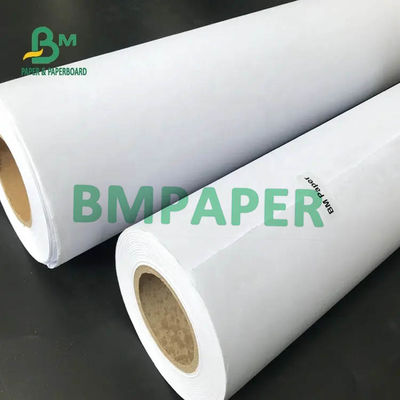 OEM ODM Giấy trắng Plotter cuộn không tráng 60gram 80gram 100gram cho nhà máy may mặc