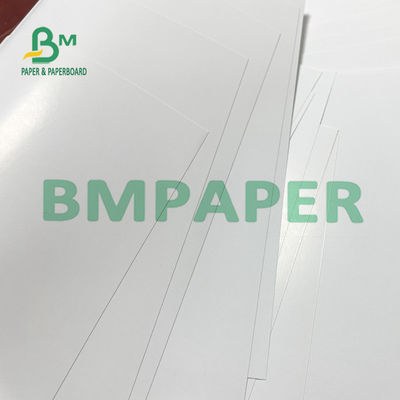 Giấy bóng lụa nghệ thuật C2S màu trắng, Giấy văn bản 100lb cho Hangtags hàng may mặc