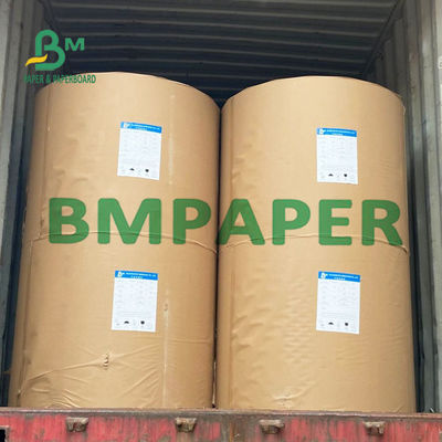 Cuộn giấy đông lạnh phía sau bằng giấy kraft tráng trắng 200g 300g dành cho bao bì thực phẩm đông lạnh