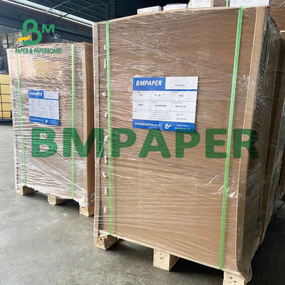 Cuộn giấy đông lạnh phía sau bằng giấy kraft tráng trắng 200g 300g dành cho bao bì thực phẩm đông lạnh