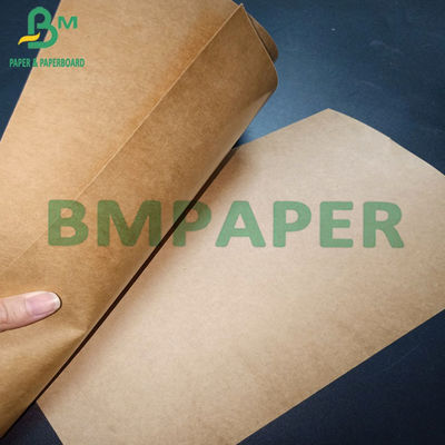 140g + 15g Lớp phủ PE một mặt Cấp thực phẩm Giấy kraft màu nâu để đóng gói thực phẩm