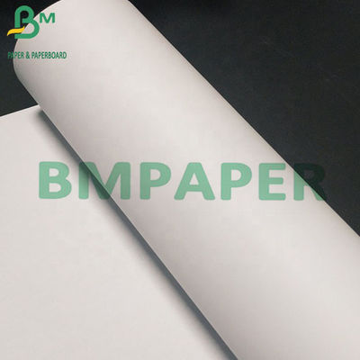 80g 30inch Độ trắng cao Plotter Máy in phun Papel Cuộn giấy vẽ CAD không tráng phủ