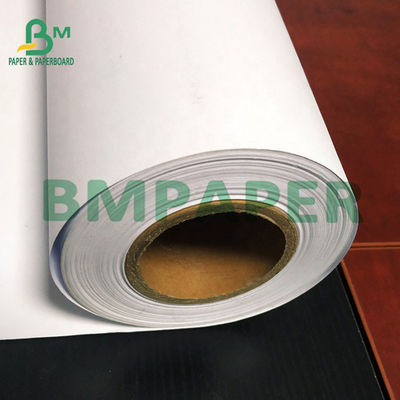 80g 30inch Độ trắng cao Plotter Máy in phun Papel Cuộn giấy vẽ CAD không tráng phủ