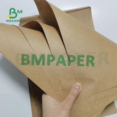 Tờ giấy kraft màu nâu sẫm cường độ cao 80gsm 90gsm cho túi giao hàng