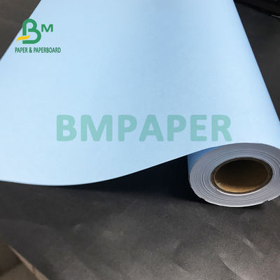 20LB Giấy in một mặt màu xanh cuộn Sunshine Bền 508mm X 100m