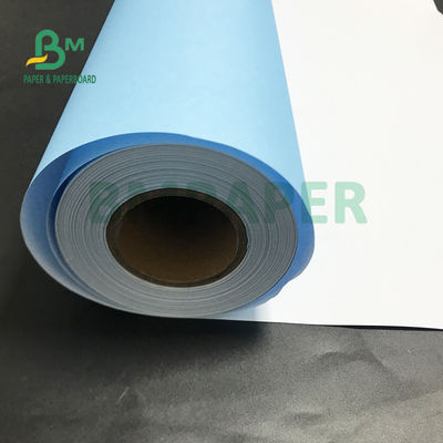 80gsm Khả năng chịu nhiệt độ cao Giấy sao chép kỹ thuật một mặt màu xanh