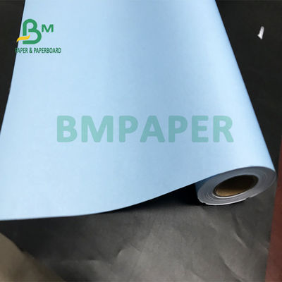 80gsm Khả năng chịu nhiệt độ cao Giấy sao chép kỹ thuật một mặt màu xanh