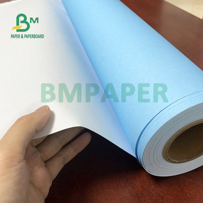 Giấy vẽ CAD một mặt màu xanh 80gsm cho kỹ thuật 610mm X 150m