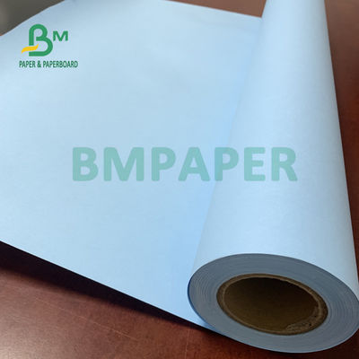 20LB Giấy sao chép kỹ thuật hai mặt màu xanh không tráng 620mm X 100m
