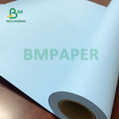 20LB Giấy sao chép kỹ thuật hai mặt màu xanh không tráng 620mm X 100m