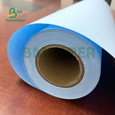Giấy trái phiếu kỹ thuật xanh 24 '' X 100ft Bề mặt nhẵn 20lb