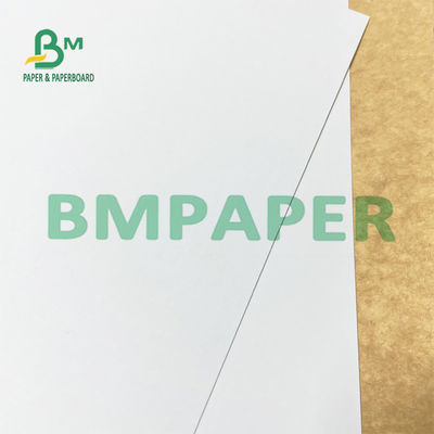Tấm giấy kraft trắng tráng phủ 325GSM có mặt sau màu nâu cho hộp đựng đồ ăn nhẹ