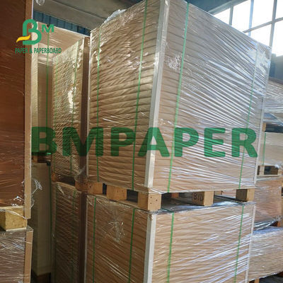 Tấm giấy kraft trắng tráng phủ 325GSM có mặt sau màu nâu cho hộp đựng đồ ăn nhẹ