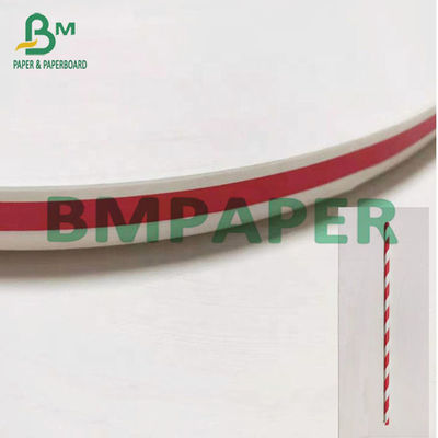 Giấy trắng in dùng một lần Cấp thực phẩm Giấy cuộn rơm 13mm để uống