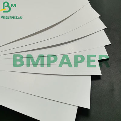 Giấy lụa bóng bìa C2S, 120g 24 × 36 '' Giấy trắng nghệ thuật bóng hai mặt được tráng