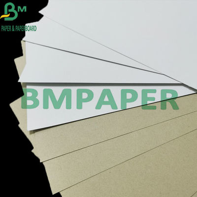Bao bì Bảng tráng hai mặt 300gsm với mặt sau màu xám C1S Anti Curl