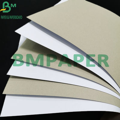 Bao bì Bảng tráng hai mặt 300gsm với mặt sau màu xám C1S Anti Curl
