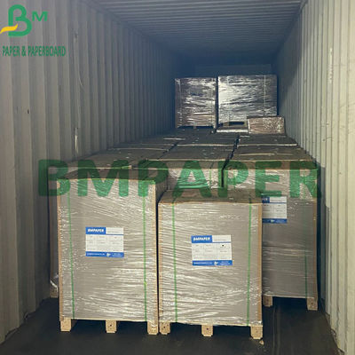 Bao bì Bảng tráng hai mặt 300gsm với mặt sau màu xám C1S Anti Curl
