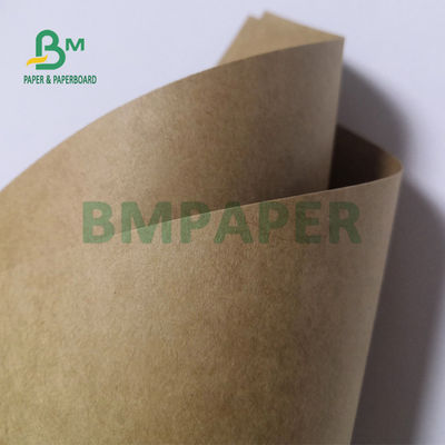 Cuộn giấy kraft không tẩy trắng 300gsm màu nâu cho bao bì thực phẩm nhanh 70cm