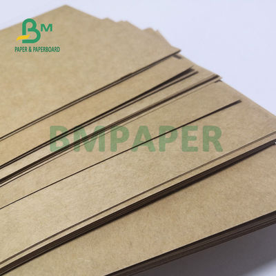 Cuộn giấy kraft không tẩy trắng 300gsm màu nâu cho bao bì thực phẩm nhanh 70cm