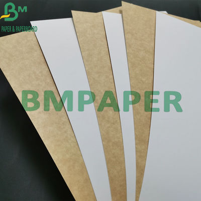 Virgin Pulp 325gsm Cấp thực phẩm Giấy Kraft trắng tráng mặt sau màu nâu