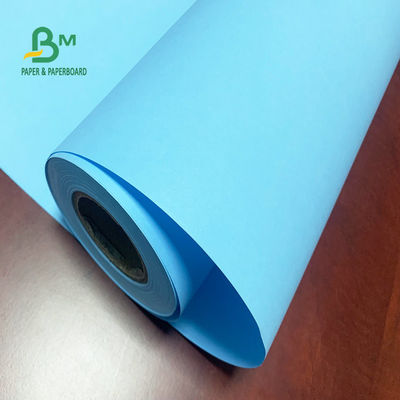 24'' 36'' Chiều rộng 20lb CAD Giấy in màu xanh lam Cuộn trái phiếu không tráng