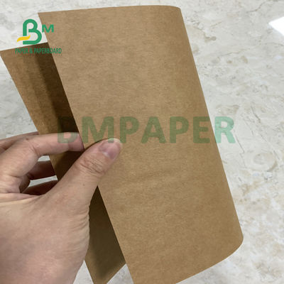Cuộn giấy kraft màu nâu sẫm 300gsm Bột gỗ nguyên chất không rách
