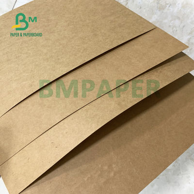 Cuộn giấy kraft màu nâu sẫm 300gsm Bột gỗ nguyên chất không rách